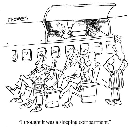 "I thought it was a sleeping compartment."