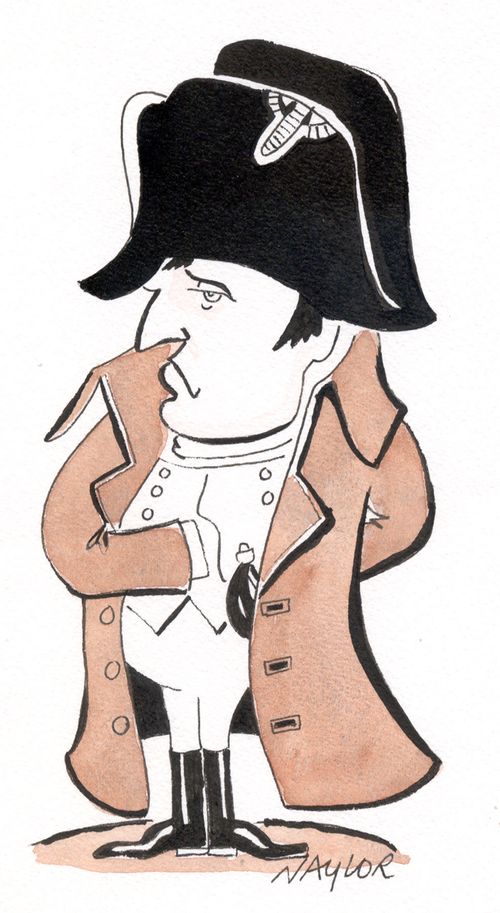 Caricature of Napoleon Bonaparte