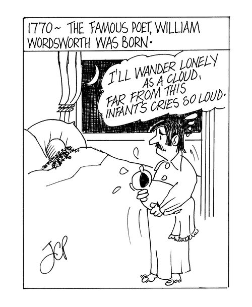 1770 - The famous poet, William Wordsworth was born.