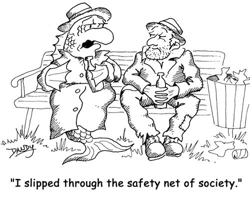 'I slipped through the safety net of society.'