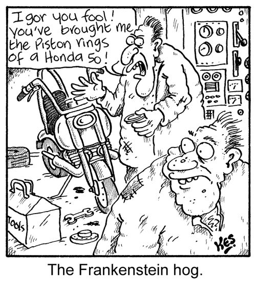 The Frankenstein hog.