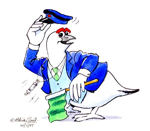 Train Guard Bird
