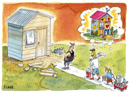 Shed Into Dream Playhouse.