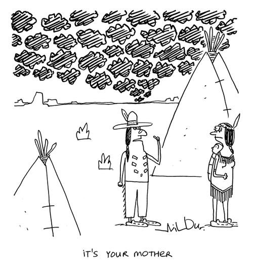 'It's your mother.'