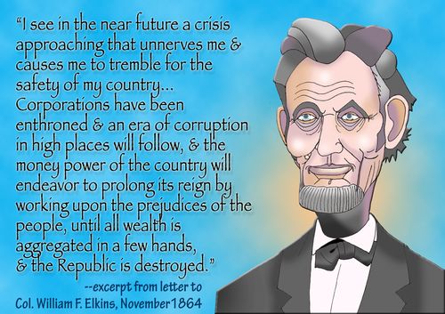 Lincoln on corporations.