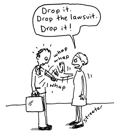 'Drop it! Drop the Lawsuit!'