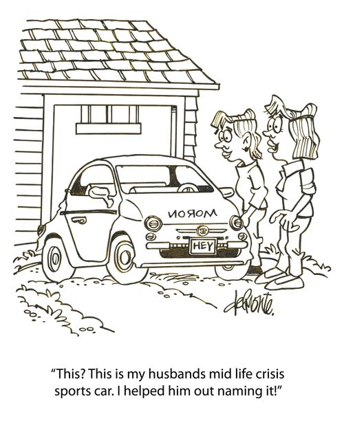 'This? This is my husbands mid life crisis sports car. I helped him out naming it!'