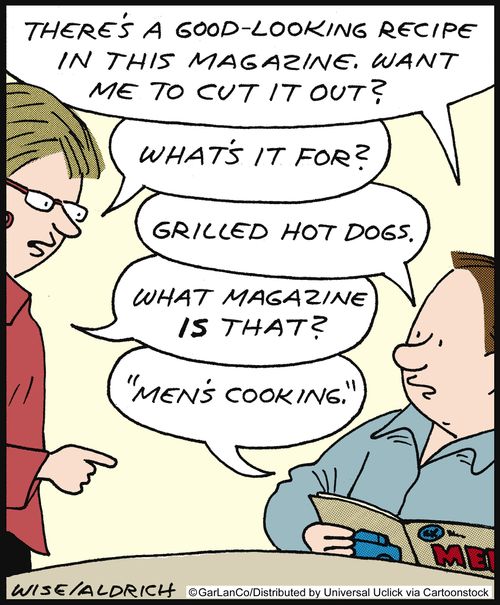 'Men's cooking'