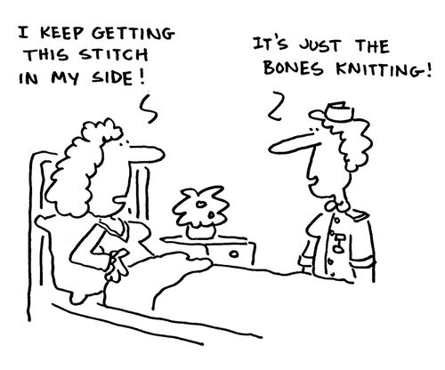 'I keep getting this stitch in my side!'