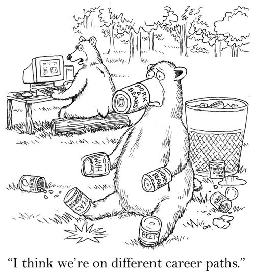 'I think we're on different career paths.'