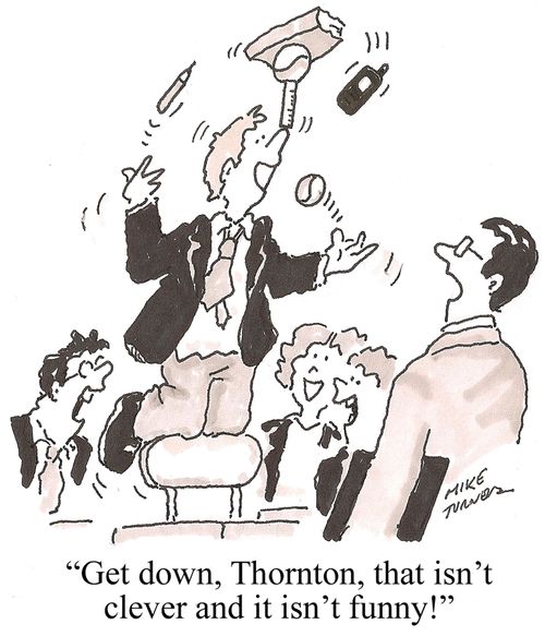 '...that isn't clever and it isn't funny!'