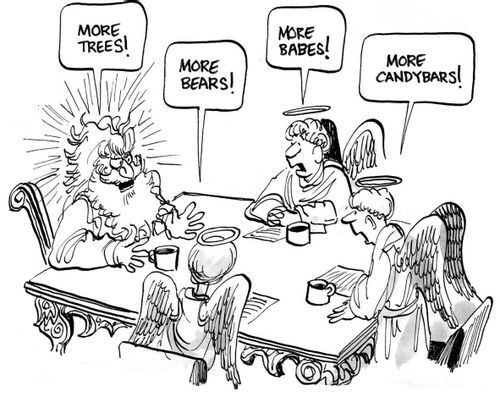 Heavenly meetings.
