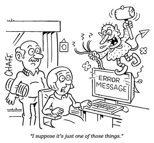 'I suppose it's just one of those things.'