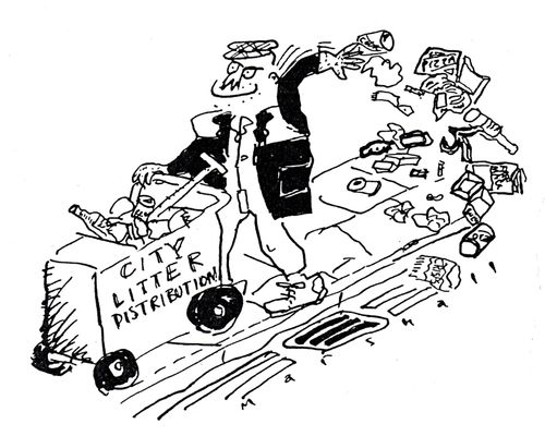 City Litter Distribution.