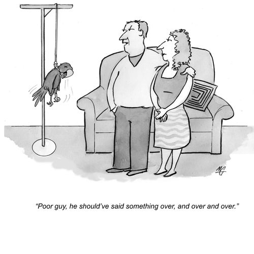 'Poor guy, he should've said something over and over, and over.'