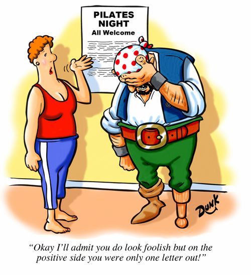 'Okay I'll admit you do look foolish but on positive side you were only one letter out!'
