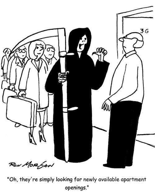'Oh, they're simply looking for newly available apartment openings.'