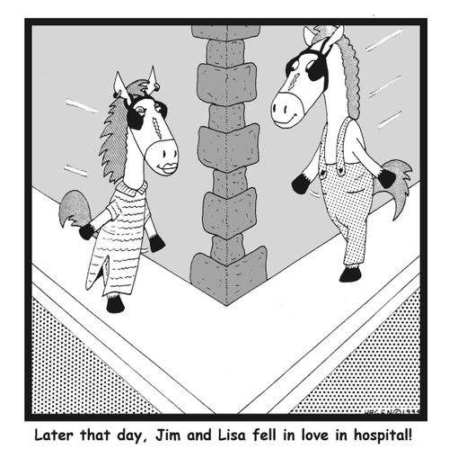 Later that day, Jim and Lisa fell in love in hospital!