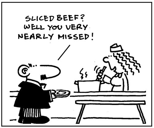 Sliced beef? Well you very nearly missed.