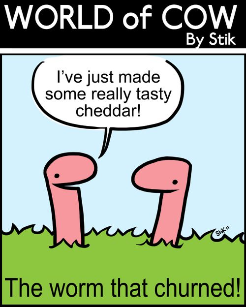 The worm that churned!