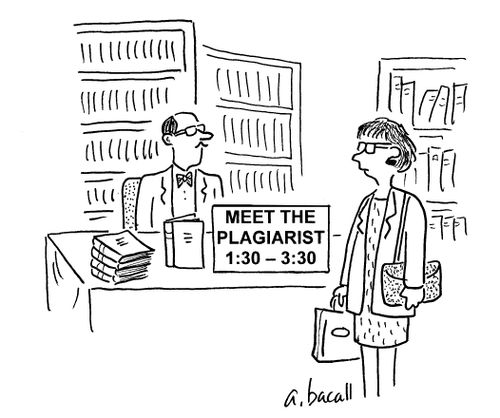 Author signing: Meet the plagiarist.