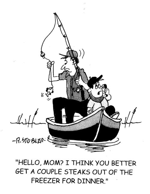 'Hello, Mom? I think you better get a couple of steaks out of the freezer.'