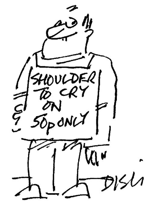 Shoulder to cry on - 50p only
