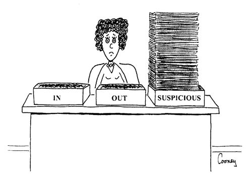 In Tray Out Tray Suspicious Tray