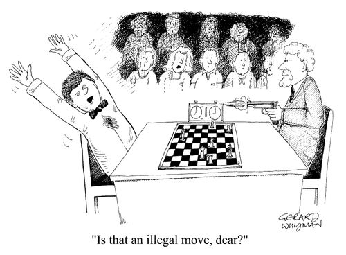 "Is that an illegal move, Dear"