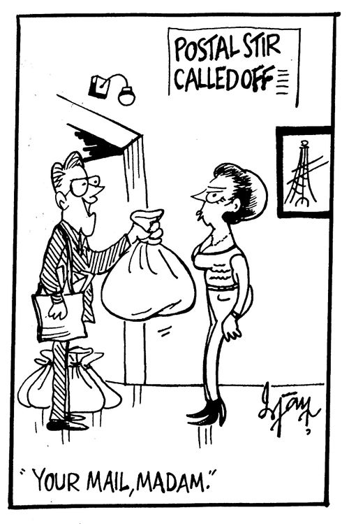 Postal Stir Called Off "Your Mail, Madam"