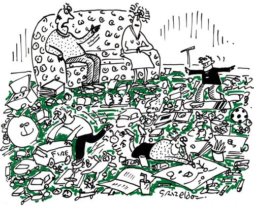 'I remember when all this was green carpet...'