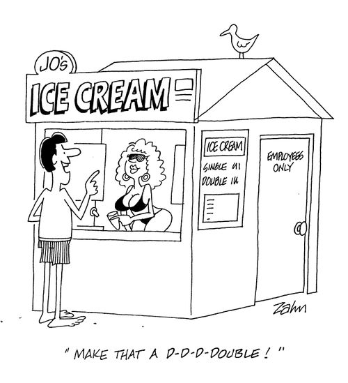 'Make that a d-d-d-double!'