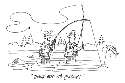 'Thank God it's Flyday!'