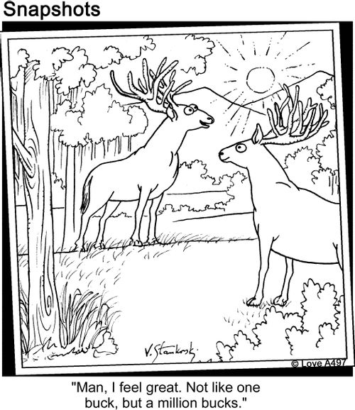 'Man, I feel great. Not like one buck, but a million bucks.'