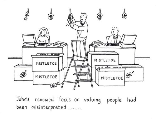 John's renewed focus on valuing people had been misinterpreted.