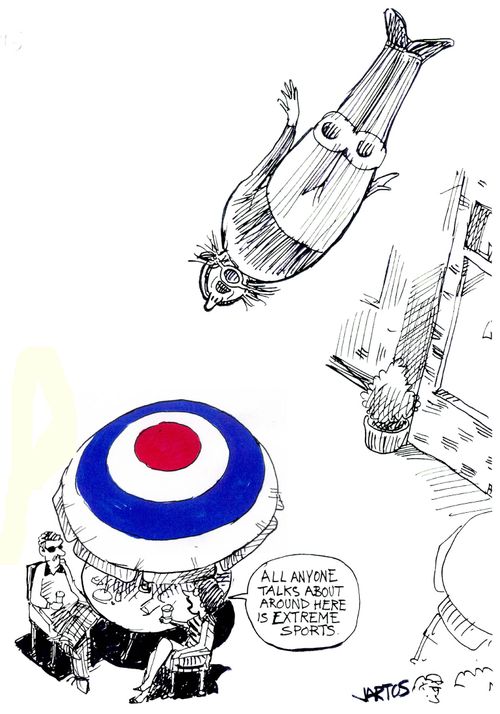 'All anyone talks about round here is extreme sports.'