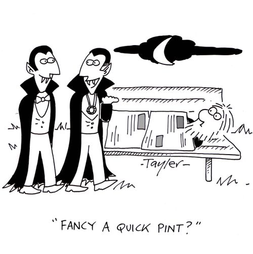 'Fancy a quick pint?'