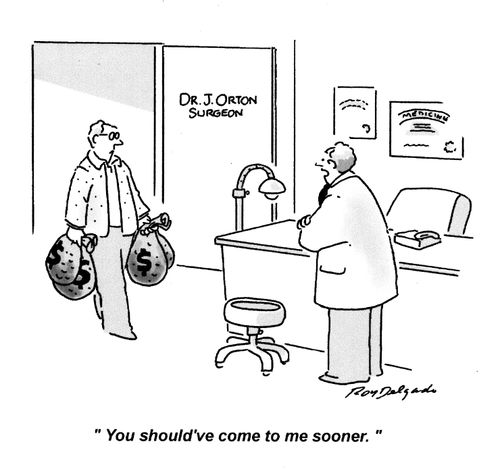 'You should've come to me sooner.'