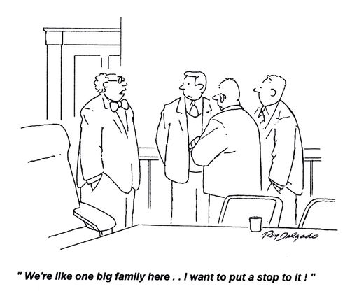 'We're like one big family here... I want to put a stop to it!'