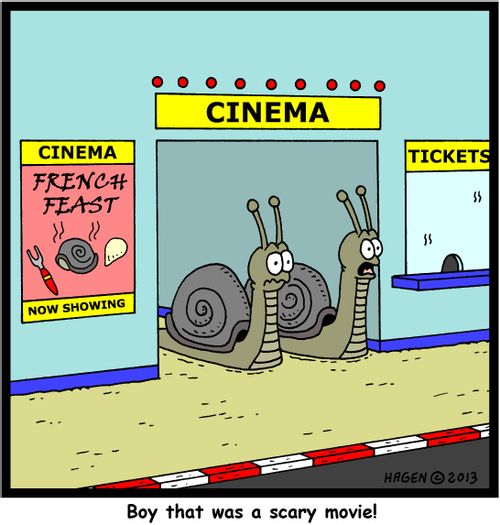 'Boy that was a scary movie!'