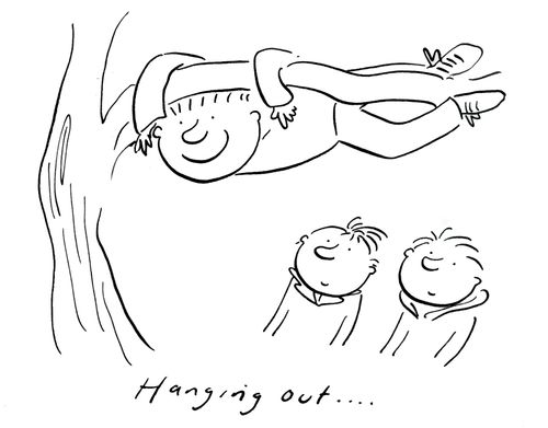 Hanging out...