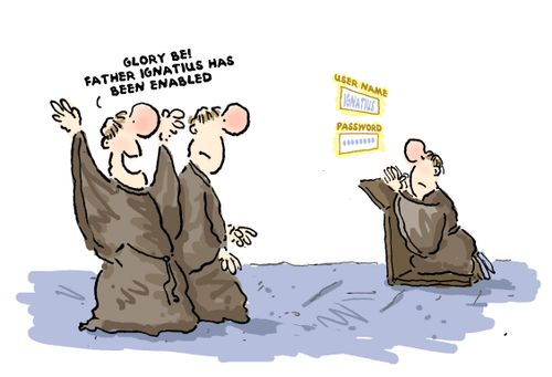'Glory be! Father Ignatius has been enabled.'