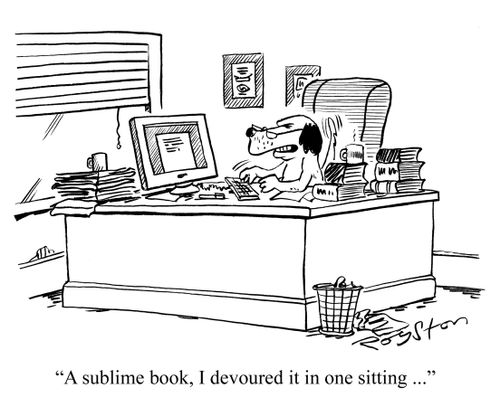 Dog writes a review: 'A sublime book, I devoured it in one sitting ...'
