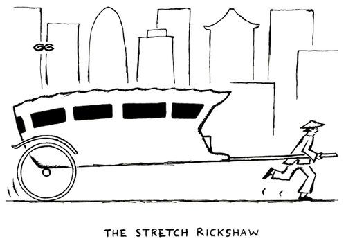 The Stretch Rickshaw.