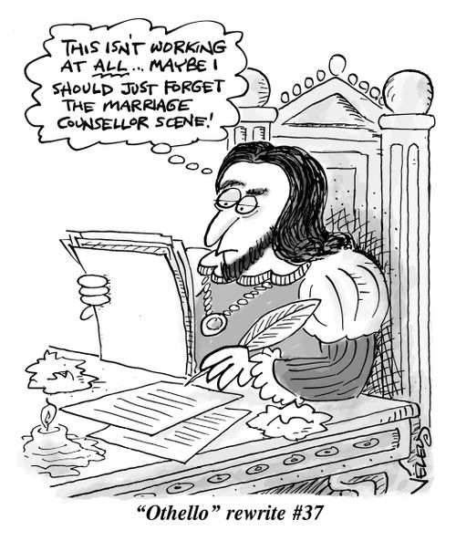 'This isn't working at ALL... maybe I should just forget the marriage counsellor scene!'