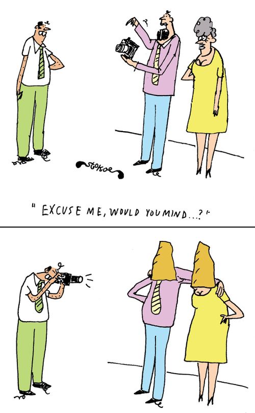 'Excuse me, would you mind...?'