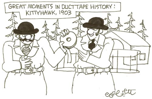 Great moments in duct tape history: Kittyhawk, 1903