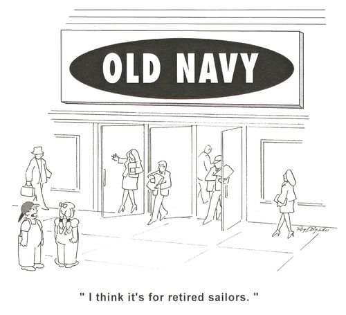 'I think it's for retired sailors.'