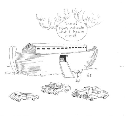 'Noah! That's not quite what I had in mind!'