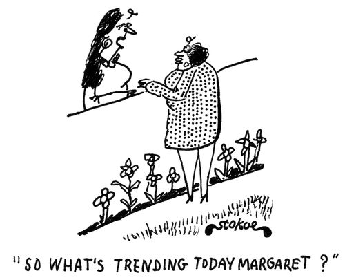 'So what's trending today Margaret?'